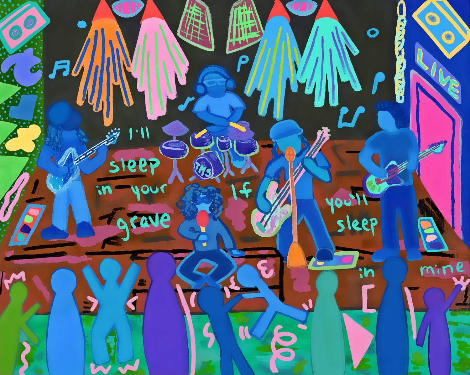 we merry motley- original print